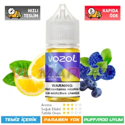 Vozol Likit Salt Blue Razz Lemon 30ml