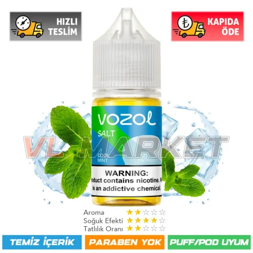 Vozol Likit Salt Cool Mint 30ml