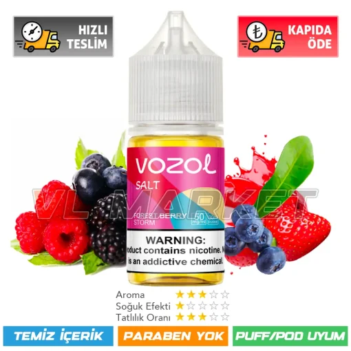 Vozol Likit Salt Forest Berry Storm 30ml