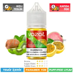 Vozol Likit Salt Kiwi Guava Passion Fruit 30ml