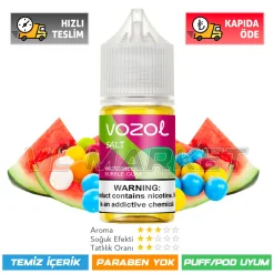 Vozol Likit Salt Watermelon Bubble Gum 30ml