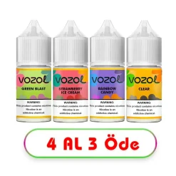 Vozol Likit 4 al 3 Öde Kampanyası Salt 30ml x 4